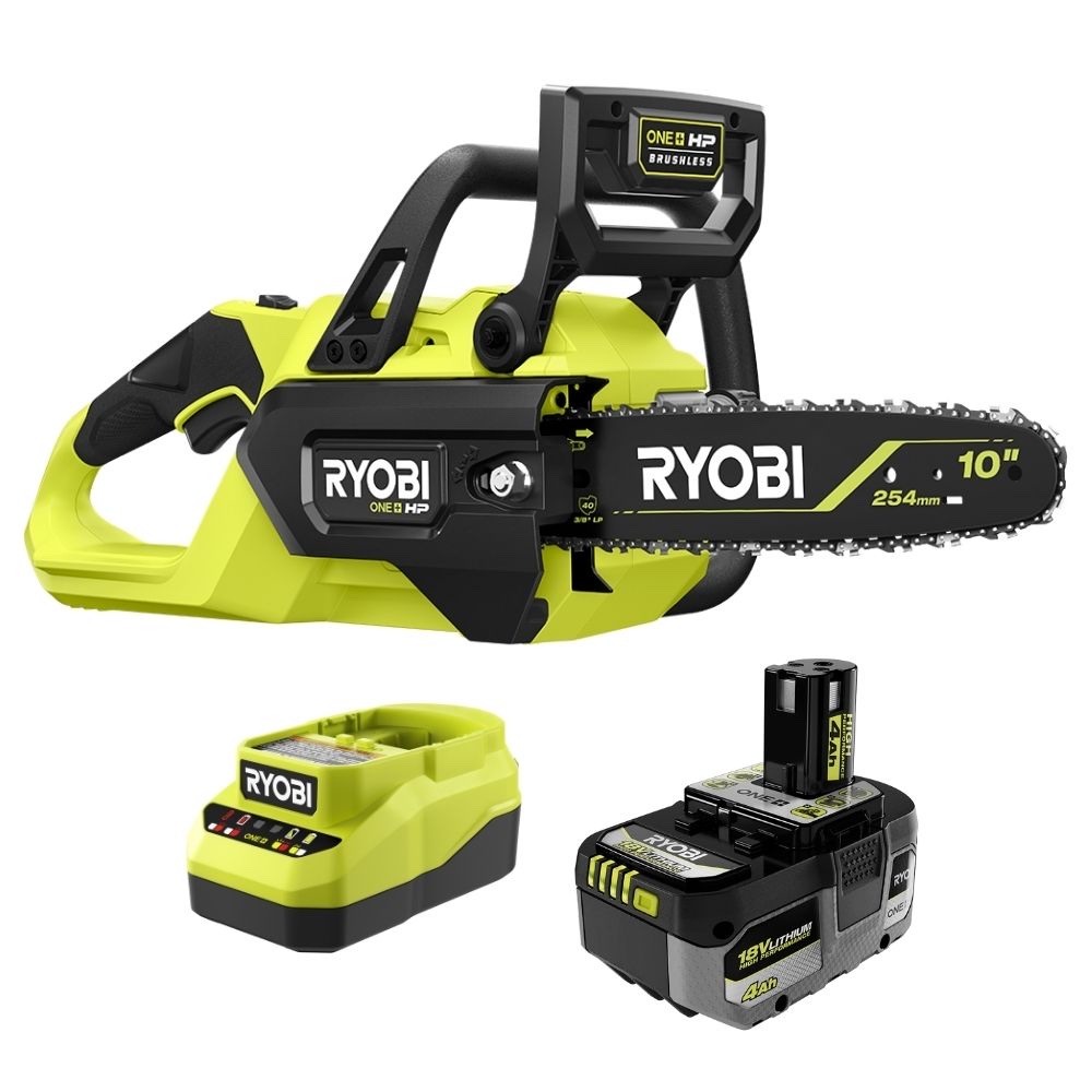 Ryobi 18V ONE+ HP Brushless 10" Chainsaw Kit